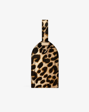 PANAMA LEOPARD LUGGAGE TAG / SAND