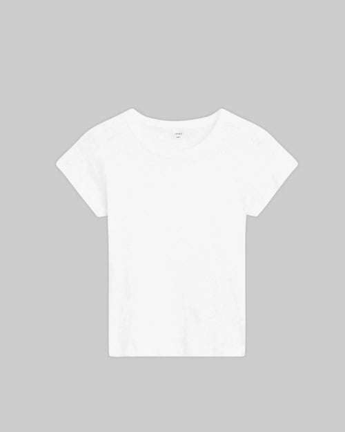 LAURA SLIM FIT TEE / WHITE