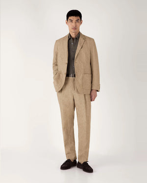 LINEN SHIRT / DUSK GREEN