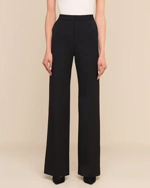 LIVVY STRAIGHT LEG TROUSER / BLACK