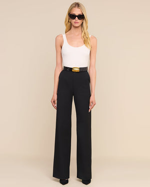 LIVVY STRAIGHT LEG TROUSER / BLACK