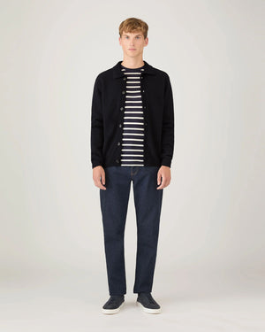 LONG SLEEVE T-SHIRT / NAYV ECRU BRETON STRIPE