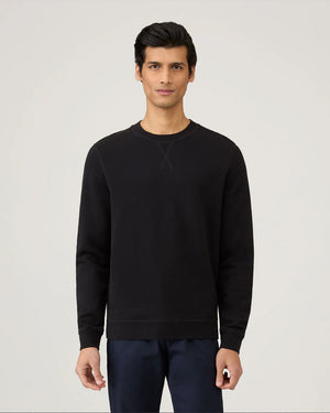 LOOPBACK SWEATSHIRT / BLACK