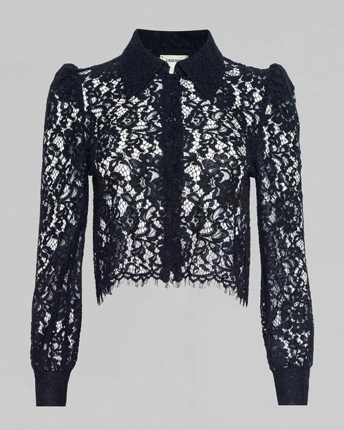 ANITA LACE BLOUSE / BLACK