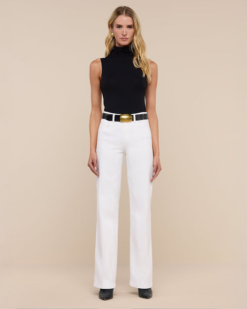 CLAYTON WIDE JEAN / BLANC