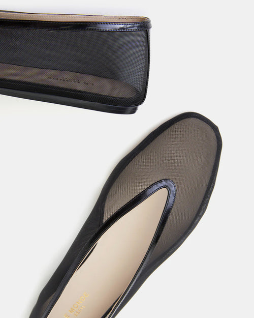 LUNA MESH SLIPPER / BLACK