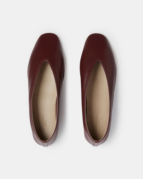 LUNA LEATHER SLIPPER / OXBLOOD