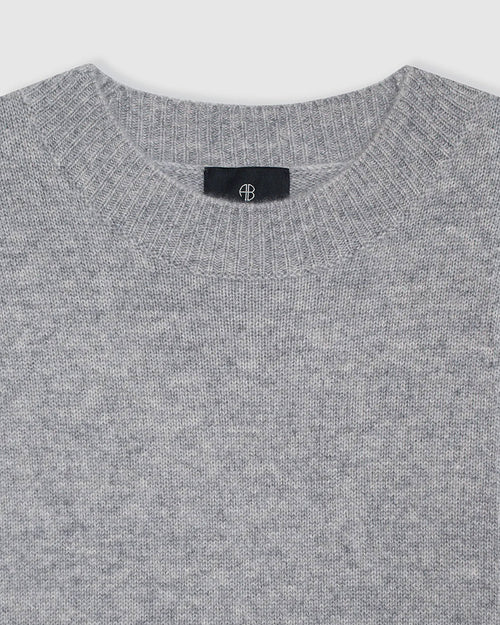 LEE CREW SWEATER / MEDIUM HEATHER GREY