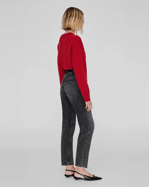 LEE CREW SWEATER / SCARLET RED