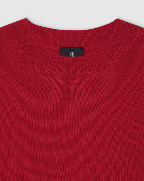 LEE CREW SWEATER / SCARLET RED