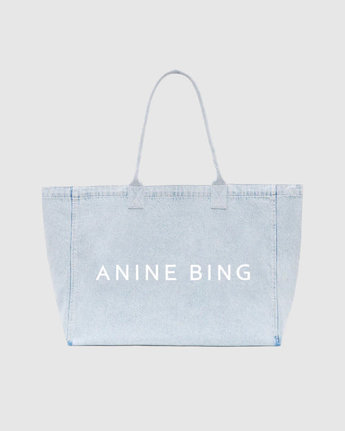 LEO DENIM TOTE / LUCID BLUE