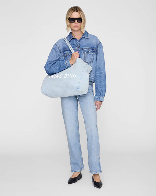 LEO DENIM TOTE / LUCID BLUE
