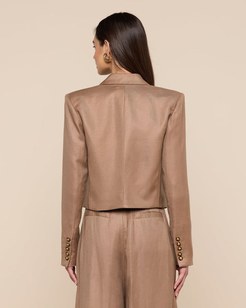 LILA BOXY BLAZER / BARLEY