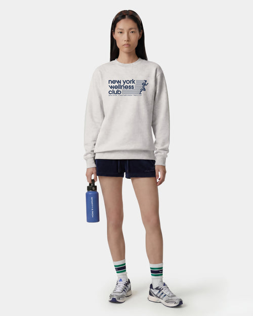USA WELLNESS CLUB CREWNECK / HEATHER GRAY