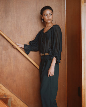 HOUSE BON BLOUSE / BLACK