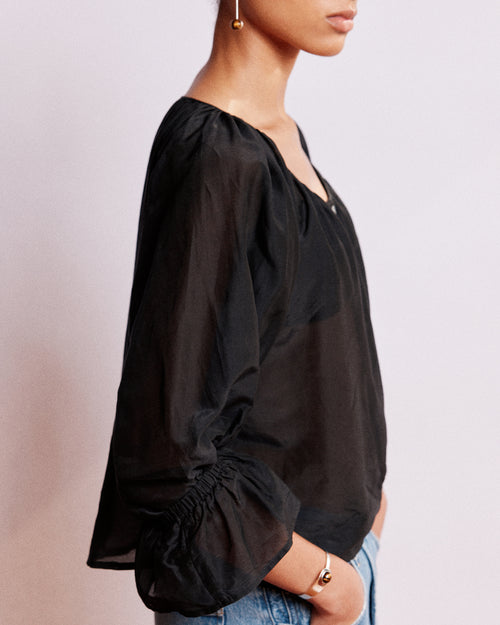 WINTER BON BLOUSE / BLACK