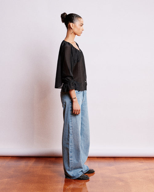 WINTER BON BLOUSE / BLACK