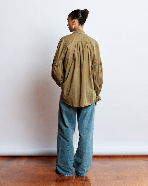 BOW BLOUSE / KELP
