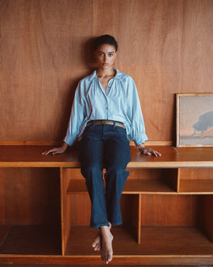 DUNE SHIRT / CLOUD GREY STRIPE