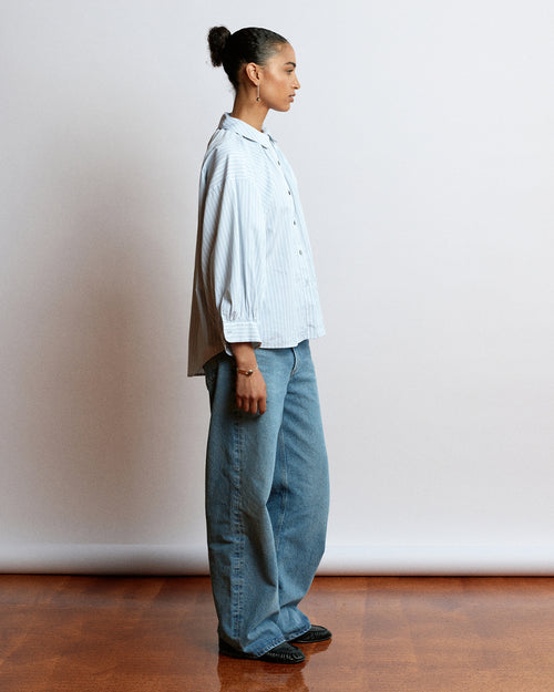 DUNE SHIRT / CLOUD GREY STRIPE