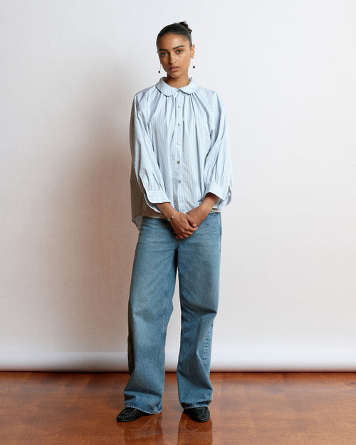 DUNE SHIRT / CLOUD GREY STRIPE