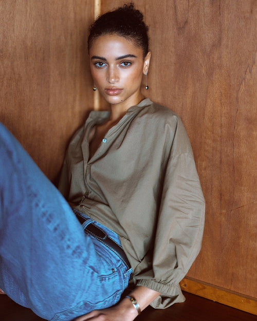 EVERYDAY BLOUSE / KELP