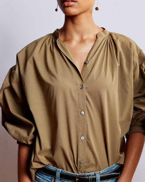 EVERYDAY BLOUSE / KELP