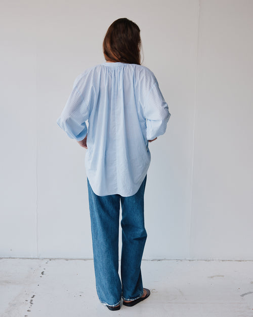 EVERYDAY BLOUSE / BLUE WHITE