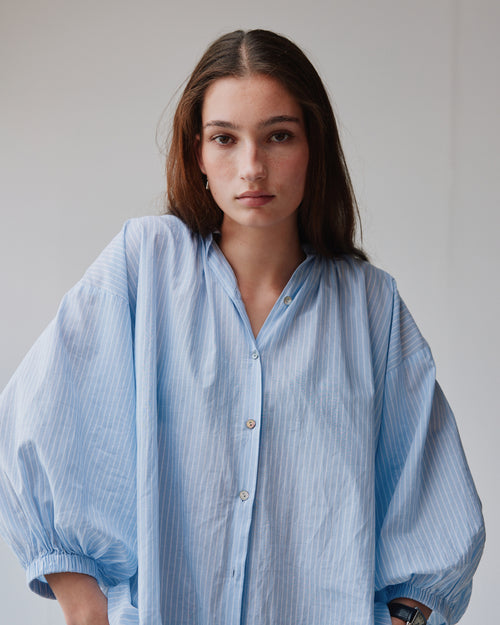 EVERYDAY BLOUSE / BLUE WHITE