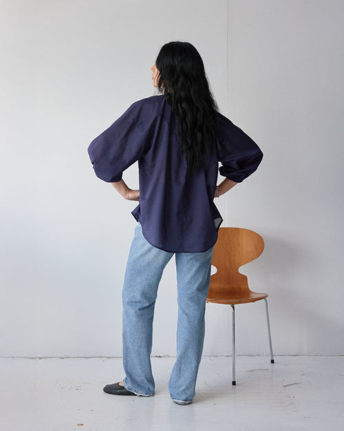 EVERYDAY BLOUSE / INDIGO NAVY