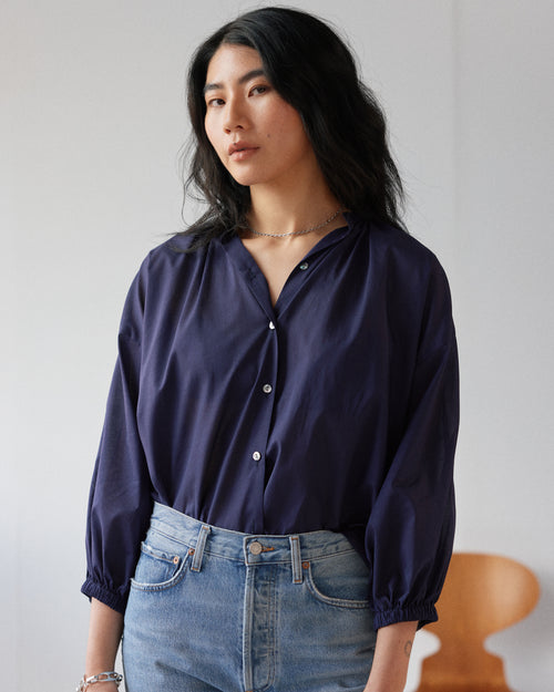 EVERYDAY BLOUSE / INDIGO NAVY