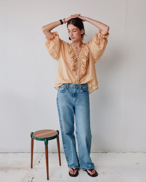 JANE BLOUSE / CAMEL