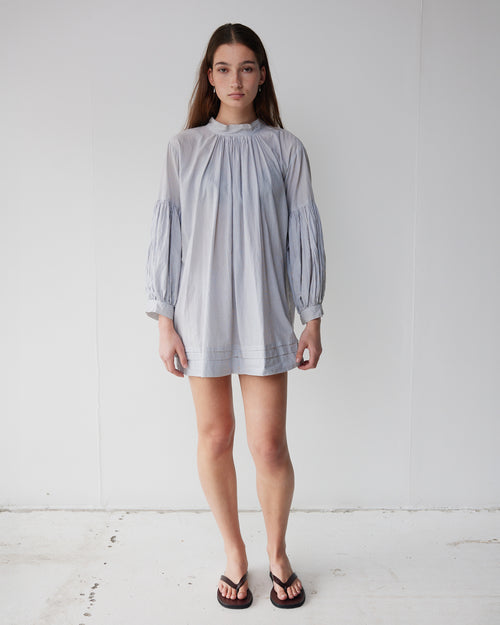 PREACHER MINI DRESS / PINSTRIPE