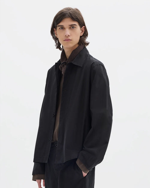 MHL BOXY OVERSHIRT / BLACK
