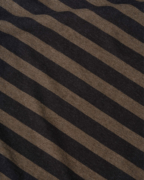 MHL CREW NECK MATELOT / OFF BLACK / BARK