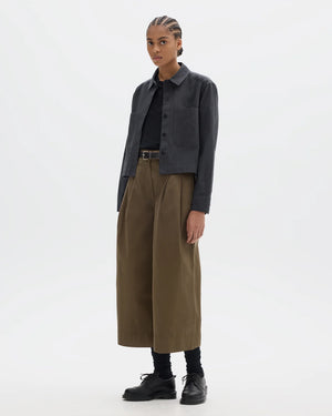 MHL DOUBLE POCKET SHIRT / CHARCOAL
