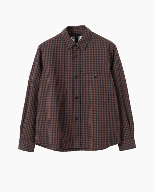 MHL OVERALL SHIRT / CHESTNUT / INK