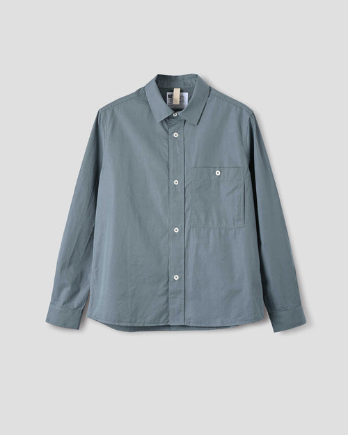 MHL OVERALL COMPACT SHIRT / DUSTY BLUE