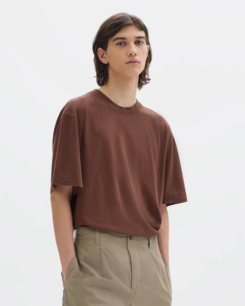 MHL SIMPLE T-SHIRT / CHESTNUT