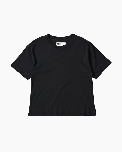 MHL SIMPLE T-SHIRT / BLACK