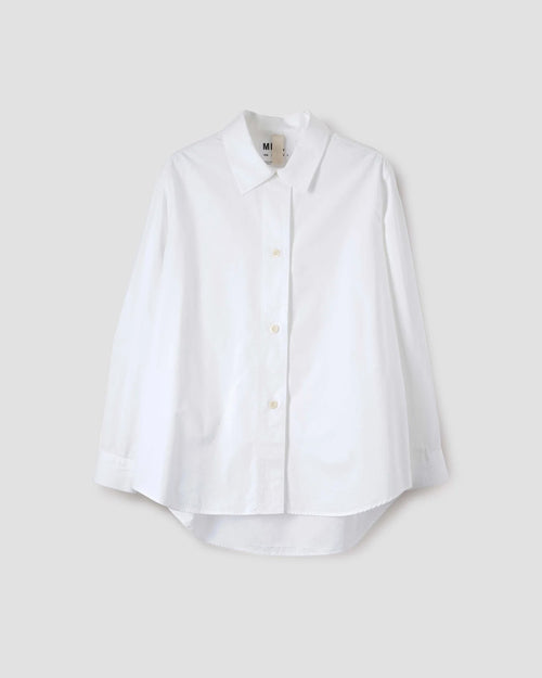 MHL LONGLINE SHIRT / WHITE