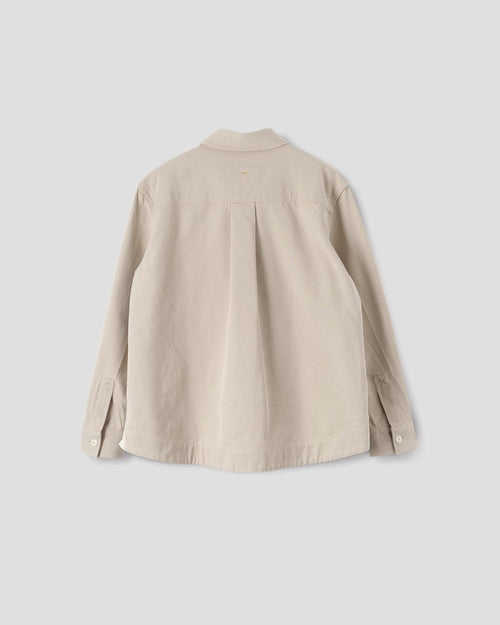 MHL SINGLE POCKET OVERSHIRT / BONE