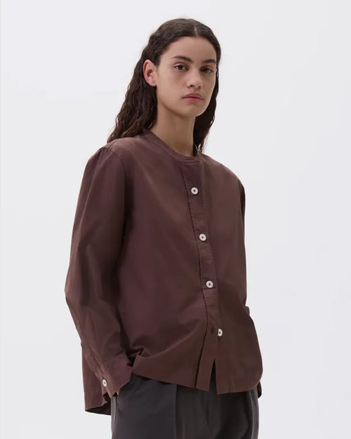 ◇おってぃ様◇MARGARET HOWELL　MHL　ノーカラー　シャツ Shop MHL BY MARGARET HOWELL MHL BUTTON THROUGH COLLARLESS SHIRT