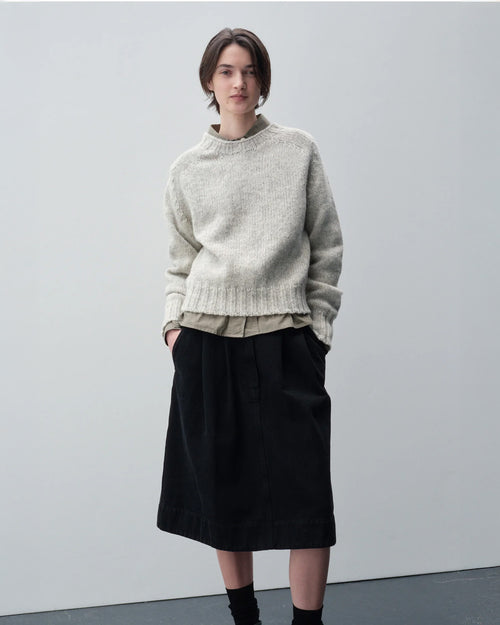 MHL SEAMLESS CREW NECK / NATURAL