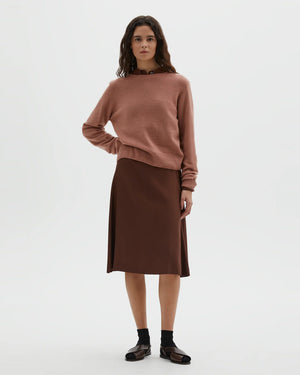 SHORT CLASSIC CREW NECK / ROSE