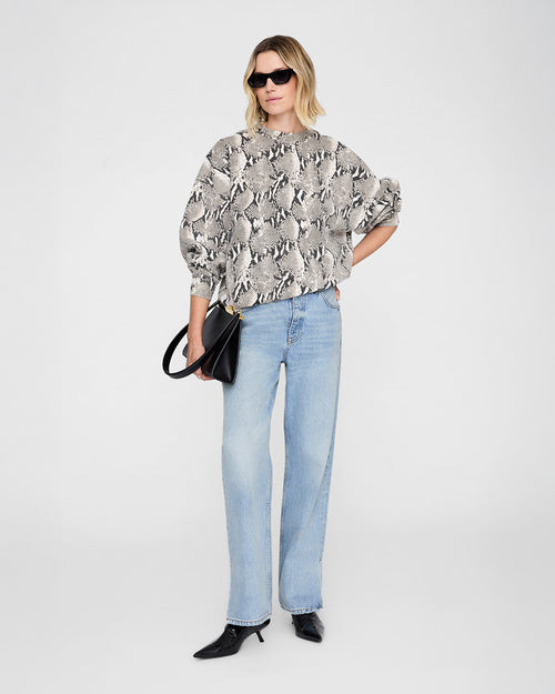 MILES SWEATSHIRT / WASHED PYTHON