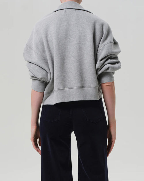 MIRELLE FUNNEL NECK / HEATHER GREY