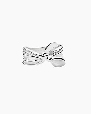 MARK GONG BOW STATEMENT RING / SILVER