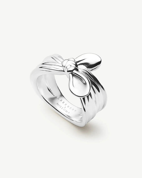 MARK GONG BOW STATEMENT RING / SILVER