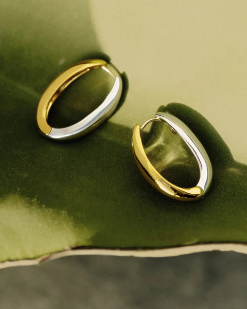 SAVI SIGNATURE SMALL HOOP EARRINGS / MIXED